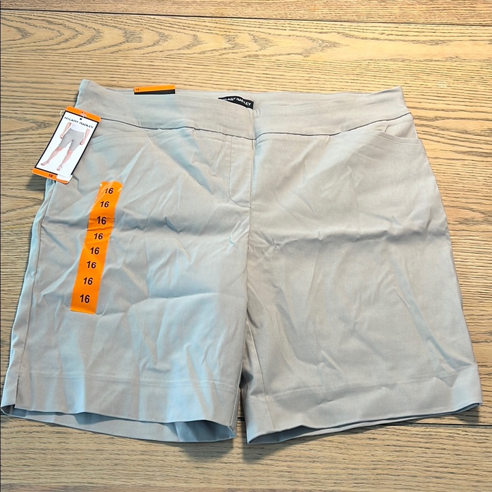 Hilary Radley Taupe Shorts